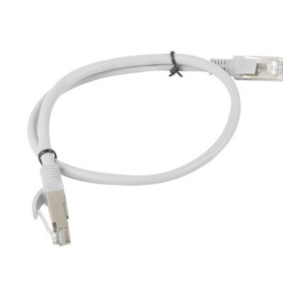 Cable red lanberg latiguillo cat.6 utp 0.5m gris fluke passed