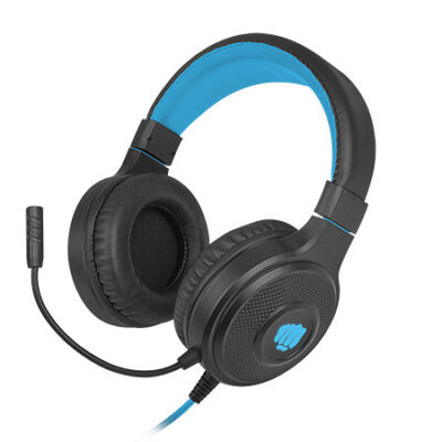 Auriculares gaming fury warhawk rgb negro – azul