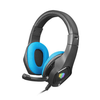 Auriculares gaming fury phantom negro – azul