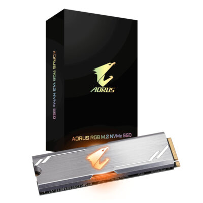 Disco duro interno solido hd m2 ssd 256gb gigabyte aorus rgb nvme 2280 lectura 3100mb – s escritura 1050mb – s gp – asm2ne2256gttdr