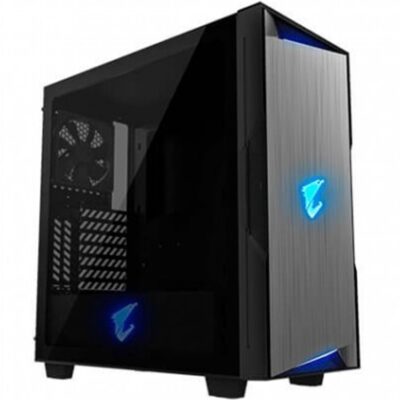 Caja gaming gigabyte ac300g atx 2xusb3.0 1xusbc rgb s – f negro