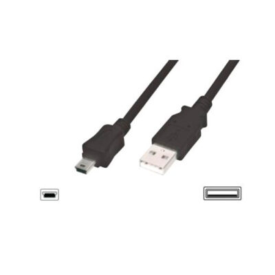Cable usb 2.0 equip tipo a – b mini (5pin) 1.8m