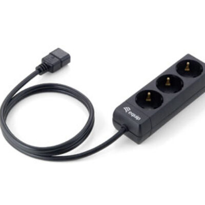 Regleta equip 3 tomas especial sais conector iec macho 1.1m