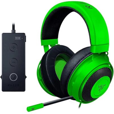 Auriculares gaming razer kraken tournament edition pc – ps4 verde