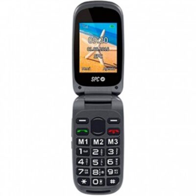Telefono movilspc harmony black tipo tapa – dual sim – 2.4 pulgadas – microsd – radio fm – bluetooth