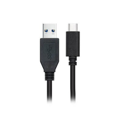 Cable nanocable usb 3.1 gen2 10gbps 3a tipo usb – c – m – a – m negro 0.5 m