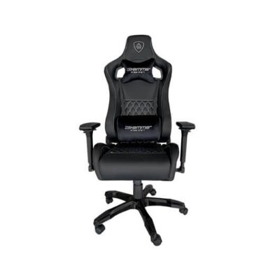 Silla gaming keep out hammer black silver incluye cojines