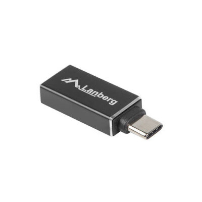 Adaptador usb lanberg usb – c m 3.1 a usb – a h otg negro