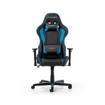 Silla gaming dxracer formula black – blue incluye cojines cervical y lumbar – gc – f08 – nb – h3