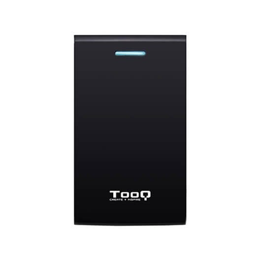 Caja externa 2.5 pulgadas sata tooq tqe - 2526b negro usb 3.0 - 5gbps - compatible hdd 9.5mm - 12.5mm