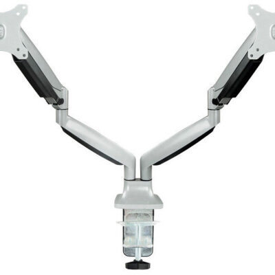 Soporte mesa monitor tooq db3132tnr – s 13 pulgadas – 32 pulgadas 2 brazos carga maxima max 9kg – brazo