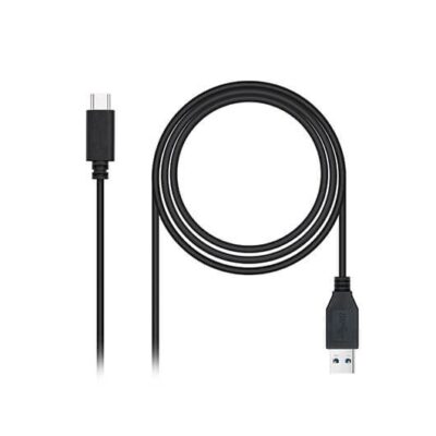 Cable usb(a) 3.1 a usb(c) 3.1 nanocable 1.5m negro – macho a macho