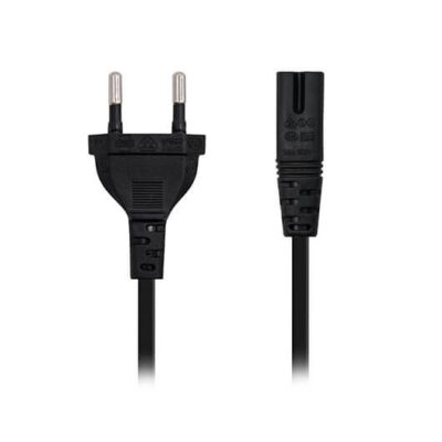 Cable alimentacion tipo philip forma 8 nanocable 1.5m negro cee7 – 16 – m – c7 – h