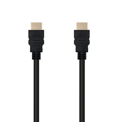 Cable hdmi(a) a hdmi(a) 4k 2m nanocable negro macho – macho – 60hz – 18gbps – v2.0