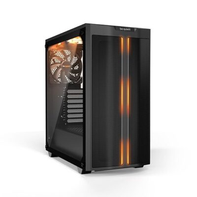 Caja ordenador gaming atx be quiet! pure base 500dx black tira led argb frontal – cristal templado – 3x ventiladores 140mm