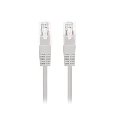 Cable red nanocable latiguillo rj45 utp cat6 0.3m gris 30cm