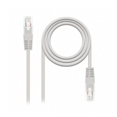 Cable red nanocable latiguillo rj45 utp cat6 10m gris