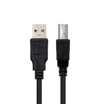 Cable impresora nanocable usb – a 2.0 a usb – b 2.0 1.8m negro macho – macho