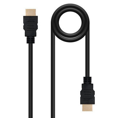 Cable hdmi 1.3 nanocable 1.8m negro – macho – macho