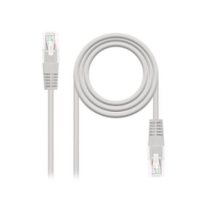 Latiguillo cable red utp cat5e rj45 nanocable 15m – macho – macho – gris