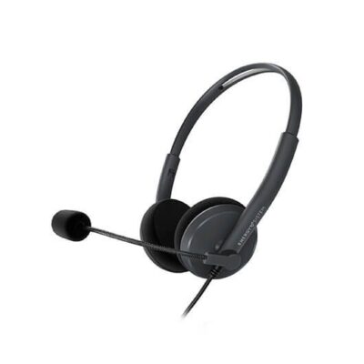 Auriculares micro energy sistem office 2 anthracite supraural – 30mm – cable 150cm – jack 3.5mm – antipop – 20hz