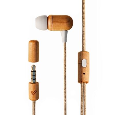 Auriculares micro energy sistem eco cherry wood eco cherry wood – jack 3.5mm – 20hz – cable 120cm