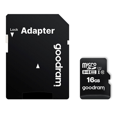 Tarjeta de memoria micro sd goodram 16gb m1aa cl10 uhs – i u1 + adaptador