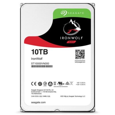 Disco duro interno hdd seagate ironwolf 10tb sata3 256mb