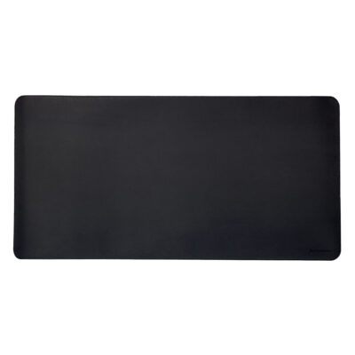 Phoenix matepad alfrombrilla ratón pu 80 x 40 cm antideslizante impermeable materíal simil cuero negra