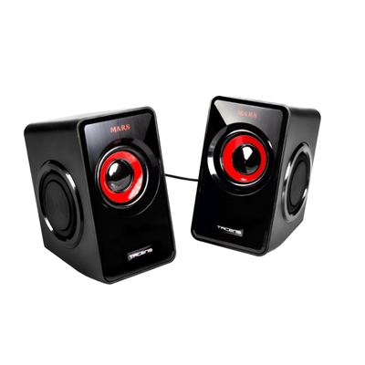 Altavoces mars gaming ms1 2.0 negro – rojo