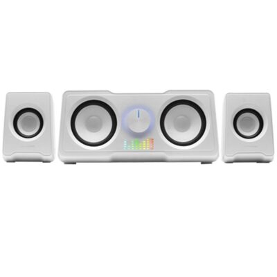 Altavoces mars gaming ms22w 2.2 35w usb + jack 3.5mm blanco