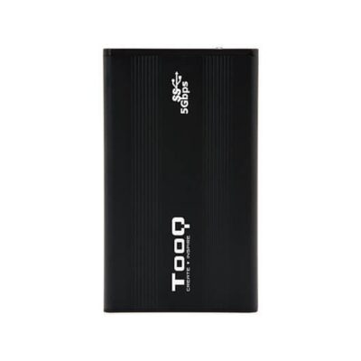 Caja externa tooq tqe – 2524b 2.5 pulgadas 9.5mm sata usb 3.0 negro