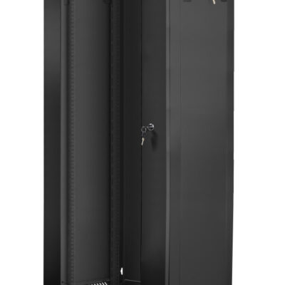 Armario rack lanberg 27u 600 x 450 19 pulgadas carga maxima 60kg negro