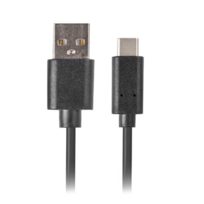 Cable usb tipo c a usb 3.1 tipo a lanberg 1.8m – macho – macho – negro