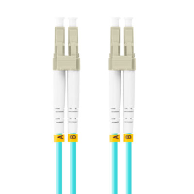Latiguillo fibra optica lc – upc lanberg 2m multi duplex om3 50 – 125 lszh azul