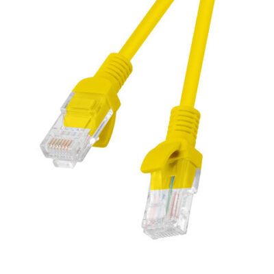 Cable red lanberg latiguillo cat.6 utp cu 0.25m amarillo fluke passed