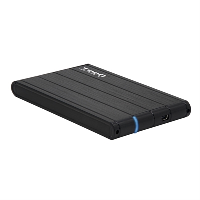 Caja externa tooq tqe – 2530b para hdd 2.5 pulgadas sata 3 usb 3.0 negro