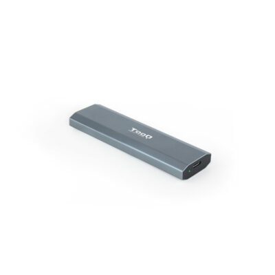 Caja externa tooq tqe – 2223g para ssd m.2 usb tipo c gris