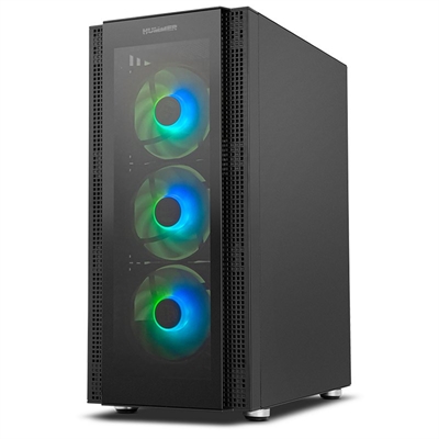 Caja ordenador gaming nox hummer horus atx 1 x usb 3.0 2 x usb 2.0 4 x 120mm argb
