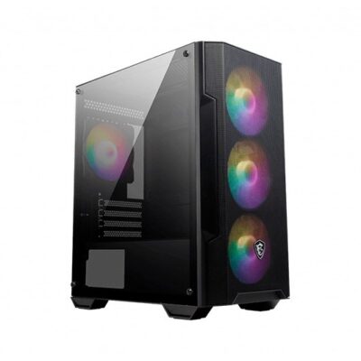 Caja ordenador gaming msi mag forge m100a m – atx 4 x 120mm 1 x usb 3.2 2 x usb 2.0 rgb