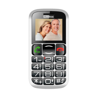 Telefono movil maxcom mm462 black silver – 1.8 pulgadas – 4gb ram – 0.3 pulgadas – vga – 2g