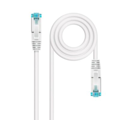 Latiguillo cable red lszh – sftp cat.7 rj45 nanocable 0.25m blanco