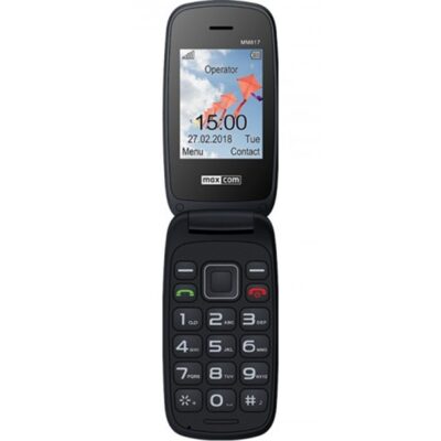 Telefono movil maxcom mm817 red – 2.4 pulgadas – 2g color rojo y negro