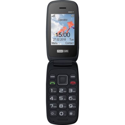 Telefono movil maxcom mm817 black – 2.4 pulgadas – 2g color negro