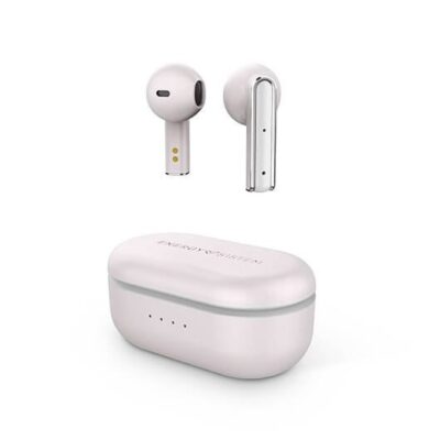 Auriculares micro energy sistem style 4 crema bluetooth 5.0 – hasta 25h – mic. integrado – usb – c
