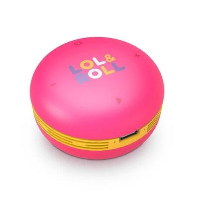 Altavoz energy sistem lol&roll pop kids rosa 5w – tws – bluetooth 5.0 – usb – c