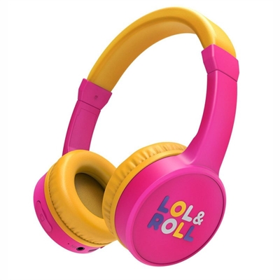 Auriculares micro energy sistem lol&roll pop rosa supraural – bt 5.1 – jack 3.5mm – multiplataforma