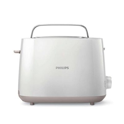 Tostadora philips daily collection hd2581 blanco 830w – 8 niveles – 2 ranuras dist.tamaño – bandeja migas
