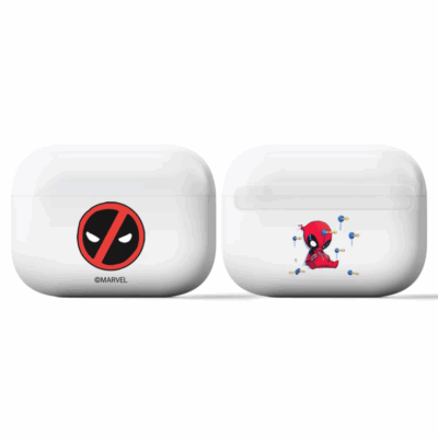 Estuche protector airpods pro ert group deadpool marvel blanco