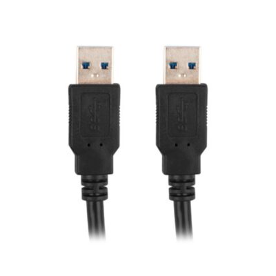 Cable usb 3.0 lanberg 1m – macho – macho – negro